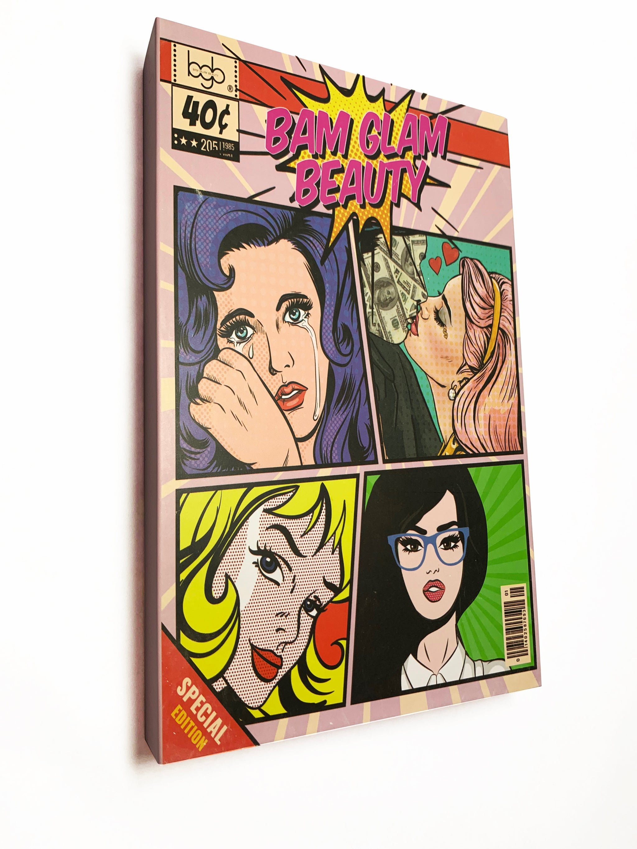 Bam Glam Beauty 4 Piece Lash Set + Storage Book